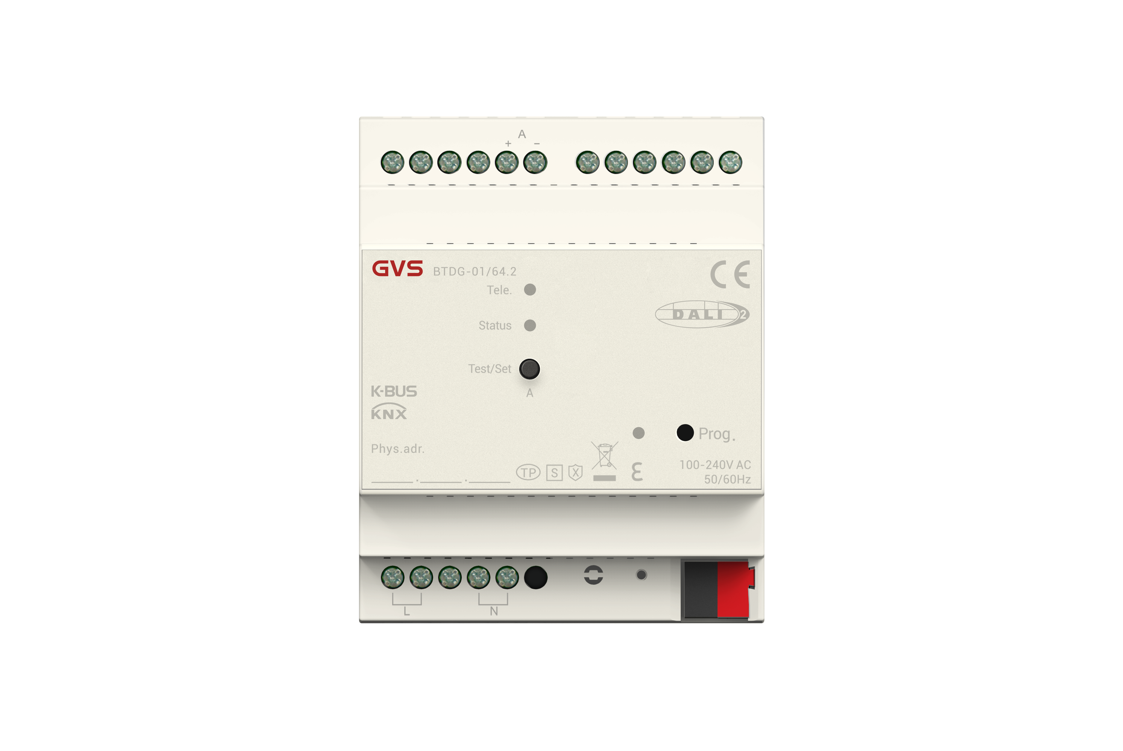 KNX-DALI-2 Gateway，1/2-Fold