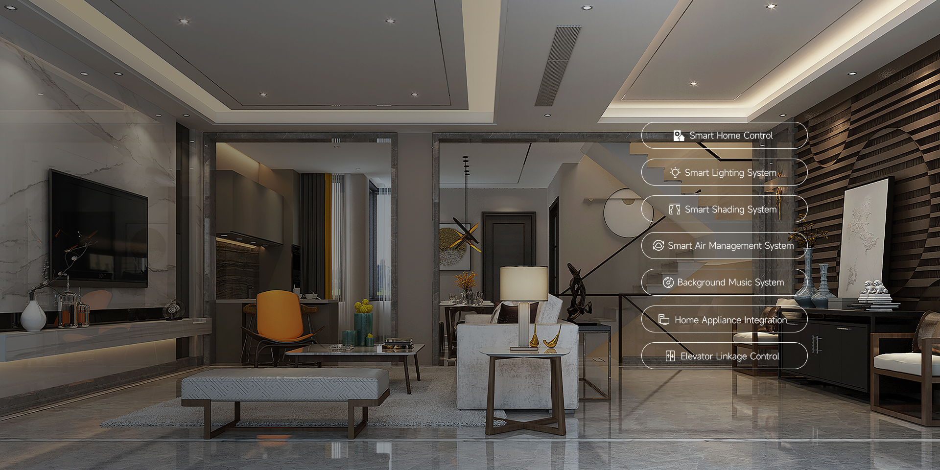 Tailored smart solutions and products for high-end residences, commercial spaces, and large-scale buildings worldwide.