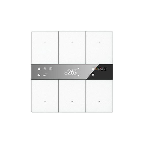 S series KNX Multifunctional Thermostat, 6 Buttons